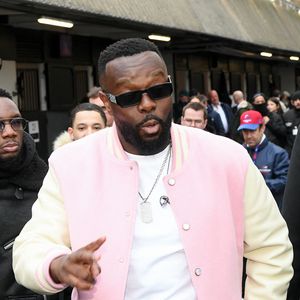 Show de de Gims lors du 105ème Prix d'Amérique à l'Hippodrome de Vincennes le 25 janvier 2026. © Lionel Urman/Bestimage