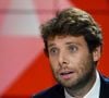 Son neveu, Benjamin Duhamel, n'a pas manqué de lui rendre hommage, en déclarant notamment : "Je me souhaite à moi aussi, d'avoir autant d'énergie, d'acuité et d'envie dans quelques dizaines d'années".
La secrétaire d'État à la Ville, Sabrina Agresti-Roubache, est interviewée par Benjamin Duhamel sur RMC/BFMTV à Paris, France, le 25 août 2023. Photo par Alain Apaydin/ABACAPRESS.COM