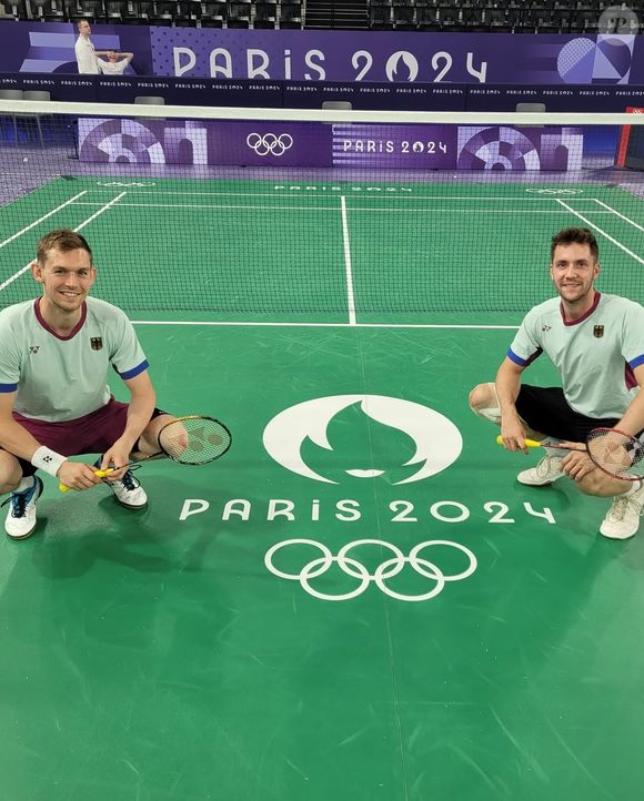 Photo Instagram du joueur de badminton Marvin Seidel.