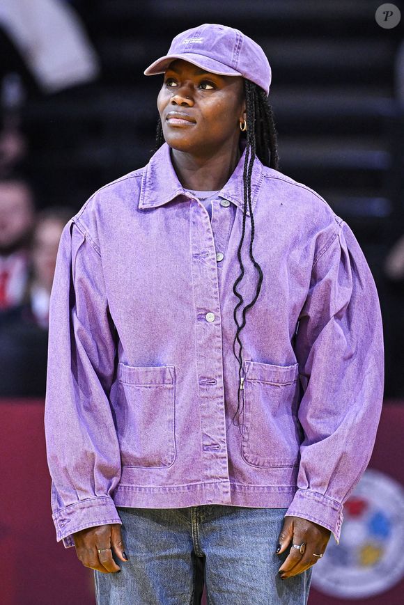 Clarisse Agbegnenou lors du Grand Chelem de Paris 2025 de l'IJF World Judo Tour à l'Accor Bercy Arena de Paris, le 2 février 2025. Photo : Victor Joly/ABACAPRESS.COMESS.COM