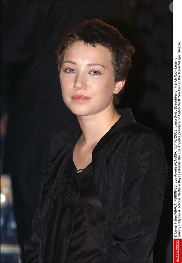 Laura Smet (fille de la légende du rock français Johnny Hallyday et de l'actrice Nathalie Baye) assiste à la première de "Catch Me If You Can" au Mann Village Theatre à Los Angeles, le 16 décembre 2022. © Lionel Hahn/ABACA