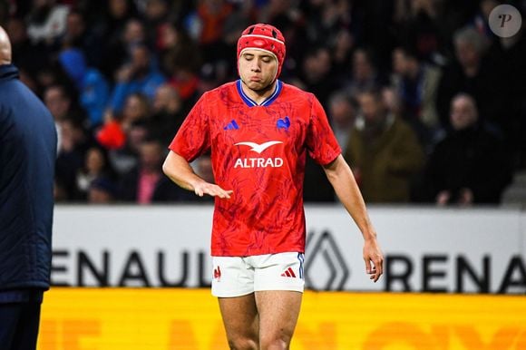 Louis Bielle-Biarrey (France) - Match du tournoi des Six Nations "France - Italie (33-8)" à Villeneuve d'Ascq, le 22 février 2026. © Baptiste Autissier / PsnewZ / Bestimage