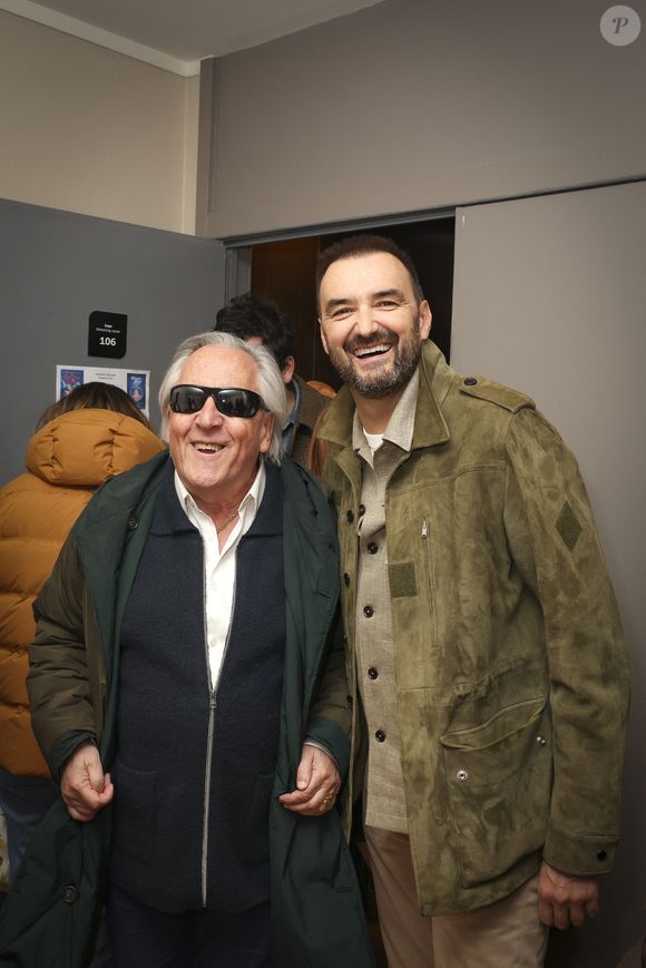 Gilbert Montagné, Cyril Lignac - Célébrités lors du concert "50 Ans d'Amour" de Chantal Goya au palais des Congès à Paris, France, le 29 mars 2026. Deux représentations à guichet fermé. Photo par Jack Tribeca/Bestimage