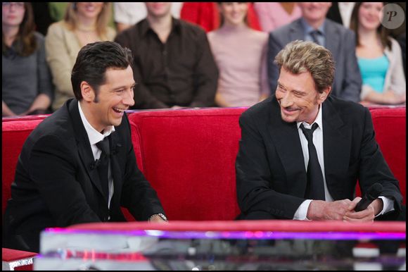 Laurent Gerra et Johnny Hallyday - Enregistrement "Vivement Dimanche"
Guillaume Gaffiot/Bestimage