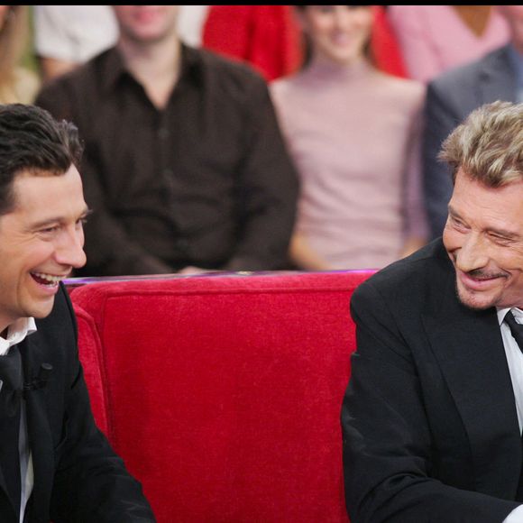Laurent Gerra et Johnny Hallyday - Enregistrement "Vivement Dimanche"
Guillaume Gaffiot/Bestimage