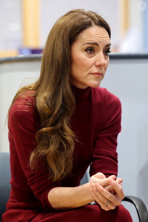 Catherine (Kate) Middleton, princesse de Galles à l'hôpital Royal Marsden, où elle a reçu son traitement contre le cancer, à Londres, Royaume-Uni, le 14 janvier 2025. © Chris Jackson/WPA-Pool/Bestimage