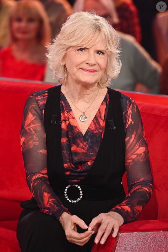 Exclusif - Catherine Ceylac - Enregistrement de l'émission Vivement dimanche au studio Rive Gauche, presentée par Michel Drucker . Diffusion sur France 3 le 22/03/2026. Photos prises le 11 mars 2026. © Guillaume Gaffiot / Bestimage