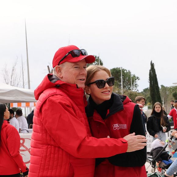 Le prince Albert II de Monaco et la princesse Charlène - Le " Road Safety Day ", organisé par la Fondation Princesse Charlene, Monaco le 29 mars 2026. © Claudia Albuquerque / Bestimage