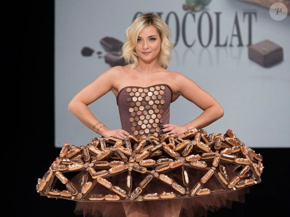 La chanteuse avait déjà participé à la soirée de lancement du Salon du Chocolat en 2017. Défilé du 23ème Salon du Chocolat à la Porte de Versailles à Paris. Le 27 octobre 2017 © Perusseau - Veeren / Bestimage