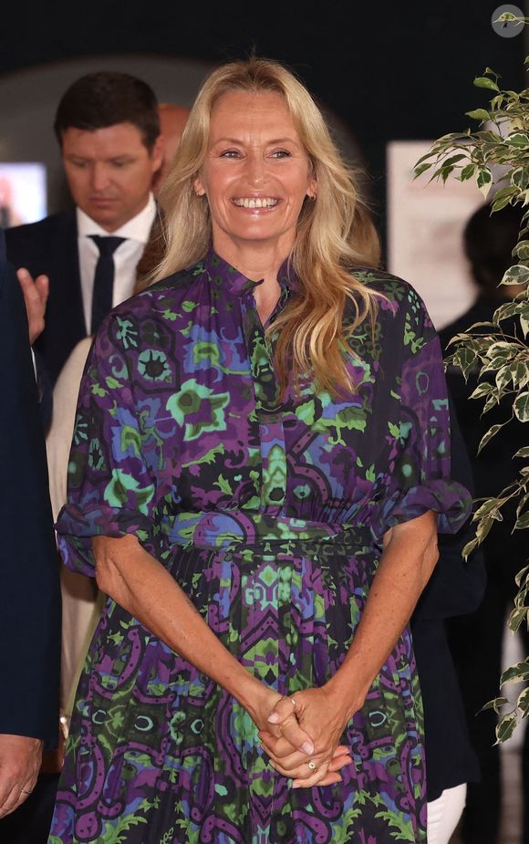 Estelle Lefébure lors de la cérémonie de remise de prix du concours pédagogique "Oceano pour Tous" au musée Océanographique de Monaco, le 13 juin 2023. 

© Claudia Albuquerque/Bestimage
