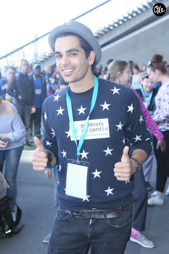 Christophe Licata - Journée Evasion au Stade de France à Saint Denis pour soutenir la candidature olympique et paralympique 2024, le 10 mai 2017. © CVS/Bestimage