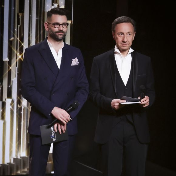 Exclusif - Clément Rochefort, Stéphane Bern - à la cérémonie des 32èmes Victoires de la Musique Classique à l'Opéra de Rouen Normandie avec l'Orchestre de l'Opéra Normandie Rouen le 5 mars 2025. © Jack Tribeca / Bestimage