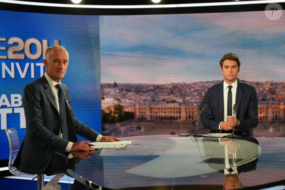 Très appréciée sur BFMTV, la journaliste Caroline Hervy sera la rédactrice en chef adjointe du journal

Le Premier ministre français Gabriel Attal ajuste sa cravate avant un entretien avec l'animateur et journaliste de TF1, Gilles Bouleau, lors du journal télévisé du soir de la chaîne française TF1, à Boulogne-Billancourt, en région parisienne, le 11 juin 2024. Photo by Zakaria Abdelkafi/Pool/ABACAPRESS.COM