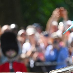 Le prince Louis de Galles, Catherine (Kate) Middleton, princesse de Galles - Les membres de la famille royale britannique arrivent à Buckingham Palace pour la cérémonie Trooping the Colour à Londres, le 14 juin 2025. Affecté par le crash du Boeing 787 Dreamliner à Ahmedabad du 12 juin, le souverain et les officiels porteront un brassard noir en hommage aux plus de 270 victimes. Bon nombre d'elles étaient des ressortissants britanniques.