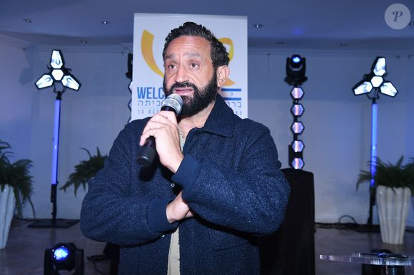 Cyril Hanouna - Soirée "Welcome Home" organisée par F. Tapiro afin de fêter le retour des otages israeliens aux Salons Hoche à Paris le 15 octobre 2025. © Rachid Bellak/Bestimage