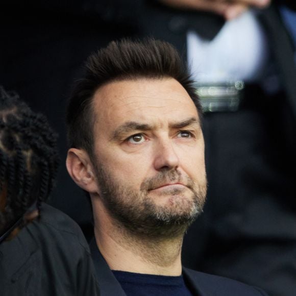 Cyril Lignac - People lors du match de football Ligue 1 Uber Eats PSG Vs Ajaccio (5-0)  au Parc des Princes à Paris le 13 mai 2023.
© Cyril Moreau / Bestimage