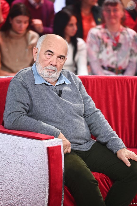 Exclusif - Gérard Jugnot - Enregistrement de l'émission Vivement dimanche consacrée à l'équipe du Splendid au studio Rive Gauche, presentée par Michel Drucker . Diffusion sur France 3 le 23/02/2025 . présentée par M.Drucker, diffusée le 23 février 2025 sur France 3.
© Guillaume Gaffiot / Bestimage