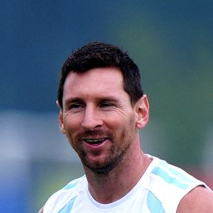 L'Argentin Lionel Messi lors d'une séance d'entraînement au Columbia Park. L'Argentine affrontera l'Espagne dimanche en finale de la Coupe du monde de la FIFA 2026. Date de la photo : samedi 18 juillet 2026. Photo : PA Photos/ABACA