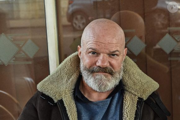 Philippe Etchebest sur le tournage de l'émission "Cauchemar en Cuisine" à Agen, le 20 février 2023.