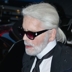 Karl Lagerfeld - Arrivées à la soirée Vanity Fair x Chanel chez Albane à l'hôtel JW Marriott lors du 71ème festival international du film de Cannes le 9 mai 2018. © CVS / Bestimage
