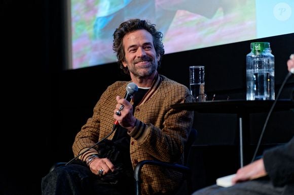 Exclusif - Romain Duris - Rencontre avec Romain Duris, à l'occasion de la présentation de son film "Une part manquante", lors du 30ème festival du film francophone, Cinemania, à Montréal. Le 15 novembre 2024. © Sylvain Lefevre / Bestimage