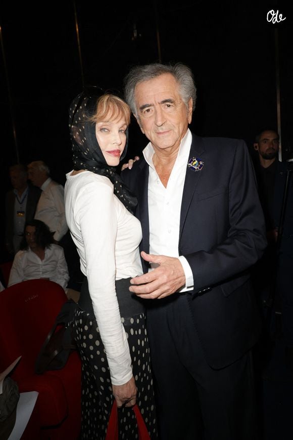 Bernard-Henri Lévy et sa femme Arielle Dombasle - Avant-Première du documentaire "Notre Guerre" au cinéma le Balzac à Paris le 24 juin 2025.  

© Coadic Guirec/Bestimage