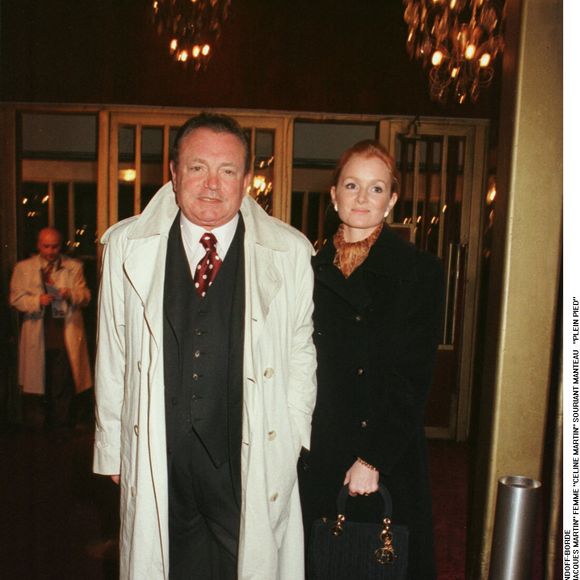 Jacques Martin et son épouse Céline lorsd d'un concert au Casino de Paris en 1996 © Rindoff Borde Bestimage