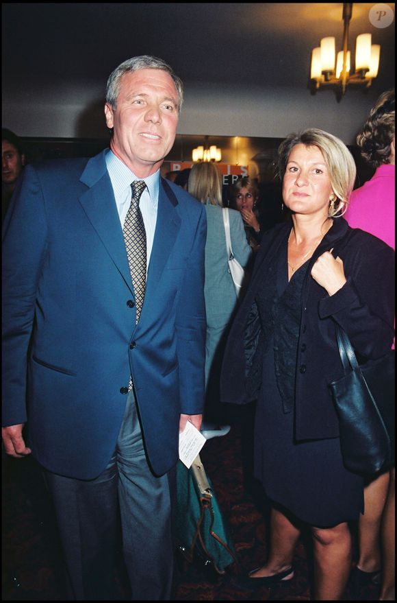 Bruno Masure et sa femme en 1997. ©Bestimage