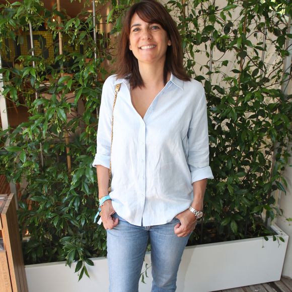 Exclusif - Estelle Denis - Internationaux de France de Tennis de Roland Garros 2023 - Jour 08 à Paris le 04 Juin 2023. 
© Bertrand Rindoff / Bestimage