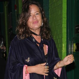 Jade Jagger - Mick Jagger s'est offert une grande soirée pour fêter ses 80 ans. Le rocker n'était pas très sûr de lui lorsqu'il a emprunté les escaliers de l'Embargo Nightclub à 3 heures du matin, où il avait loué l'ensemble de la salle pour la soirée.