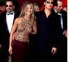 Pour rappel, l'actrice vedette de la série "Friends" a partagé la vie de Brad Pitt !
Jennifer Anniston et son ex-mari Brad Pitt aux Emmy Awards 1999. Los Angeles. (STARMAX / BESTIMAGE).