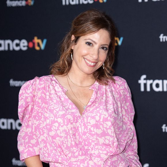 Lea Salame assiste a la Conference de Presse de rentree de France Televisions a Paris, France le 11 Juillet 2023. Photo par Aurore Marechal/ABACAPRESS.COM