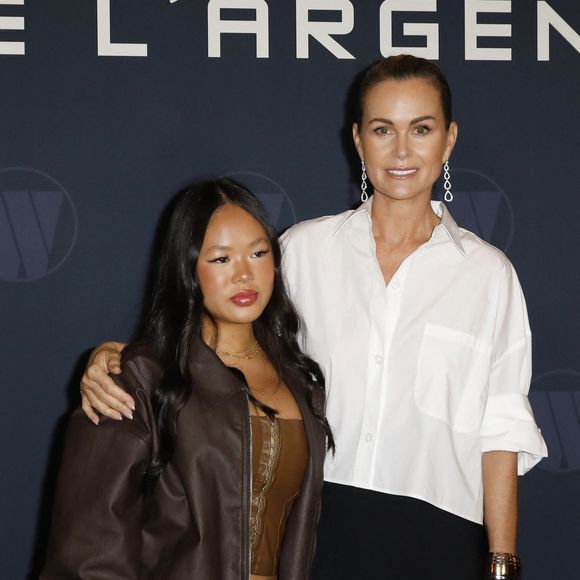 Laeticia Hallyday et sa fille Joy - Avant-Premiere du film "Largo Winch "Le Prix de L'argent" au cinéma le Grand Rex à Paris le 18 juin 2024. © Marc Ausset-Lacroix/Bestimage