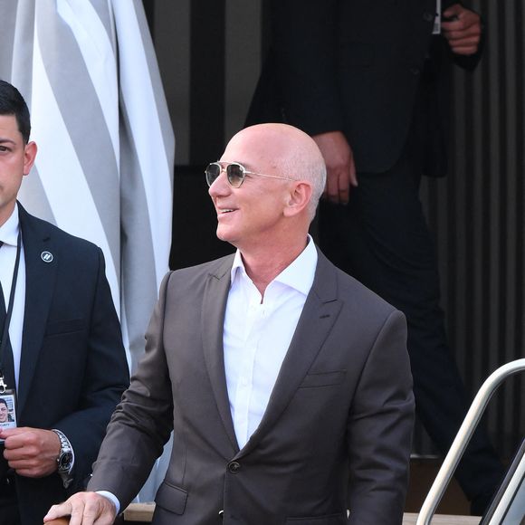 Jeff Bezos à la veille de sa cérémonie de mariage avec Lauren Sanchez à Venise en Italie le jeudi 26 juin 2025.
Crédit : SGP / BESTIMAGE