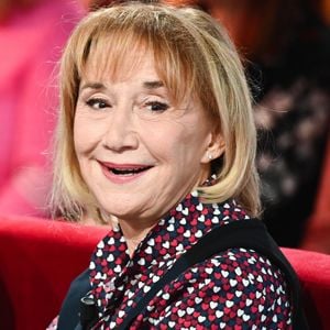 Exclusif - Marie-Anne Chazel - Enregistrement de l'émission "Vivement Dimanche" au Studio Gabriel à Paris, présentée par M.Drucker et diffusée le 5 octobre sur France 3
© Guillaume Gaffiot / Bestimage

|Exclusif - Enregistrement de l'émission "Vivement Dimanche" au Studio Gabriel à Paris, présentée par Michel Drucker et diffusée le 5 octobre sur France 3