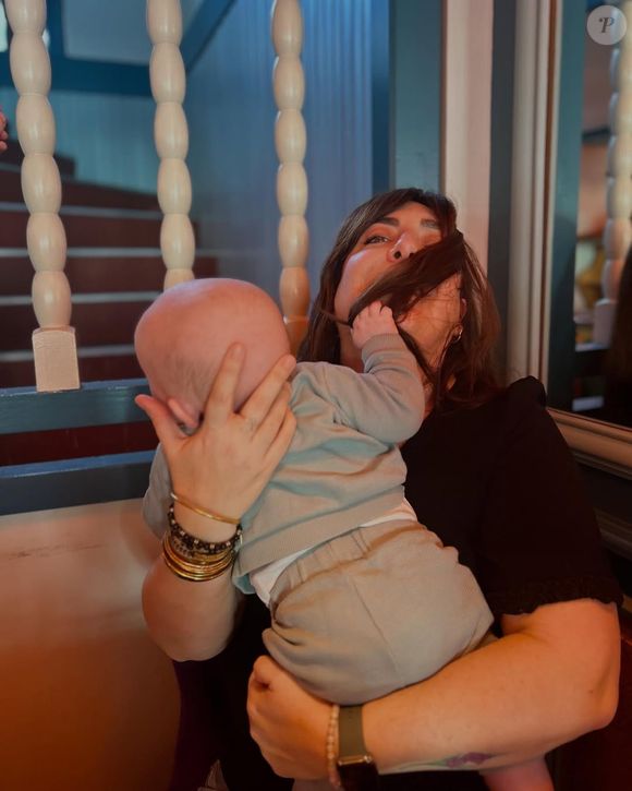 Virginie Grimaldi et son fils, Instagram décembre 2024