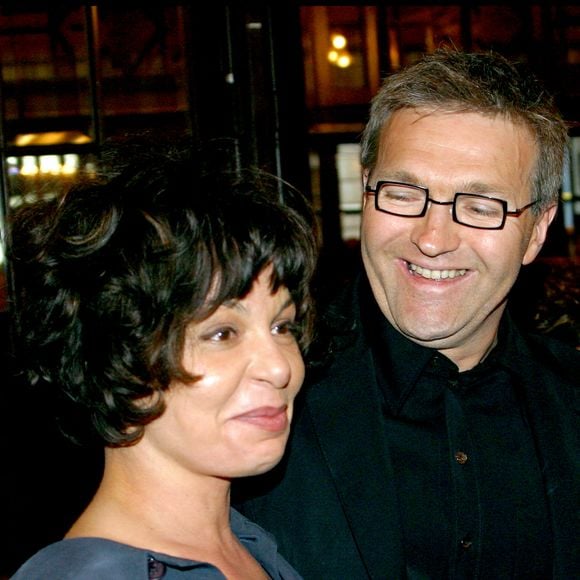 Archives - Laurent Ruquier et Isabelle Mergault à la cérémonie des Molières 2003 au théâtre Mogador - Guillaume Gaffiot/Bestimage