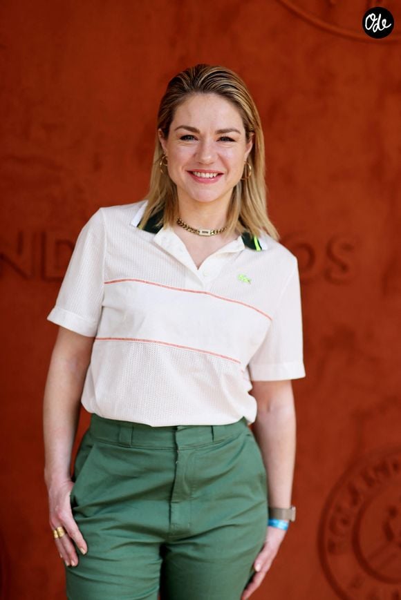 - Emilie Dequenne - Célébrités au Village lors des Internationaux de France de tennis de Roland Garros 2023 à Paris le 10 juin 2023. © Jacovides-Moreau/Bestimage