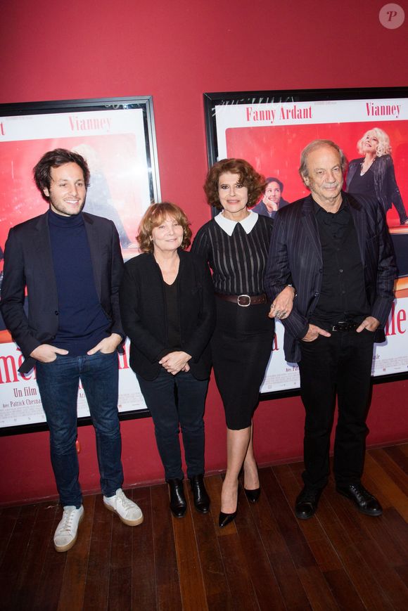 Vianney, Diane Kurys, Fanny Ardant, Patrick Chesnais assistent à l'avant-première de 'Ma mere est folle' au Cinéma Publicis le 26 novembre 2018 à Paris, France. Photo Nasser Berzane/ABACAPRESS.COM