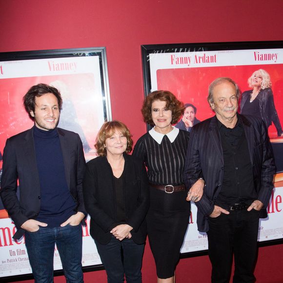 Vianney, Diane Kurys, Fanny Ardant, Patrick Chesnais assistent à l'avant-première de 'Ma mere est folle' au Cinéma Publicis le 26 novembre 2018 à Paris, France. Photo Nasser Berzane/ABACAPRESS.COM