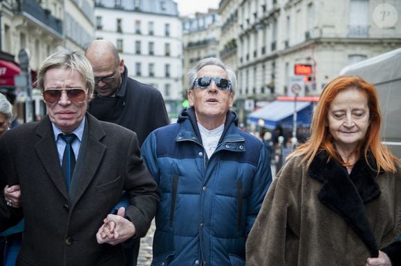 Gilbert Montagné aux obsèques de Michel Georges Alfred Catty, dit Michou, directeur de cabaret français, à l'église Saint-Jean de Montmartre à Paris. Photo by Magali Cohen/ABACAPRESS.COM