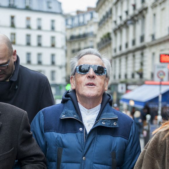 Gilbert Montagné aux obsèques de Michel Georges Alfred Catty, dit Michou, directeur de cabaret français, à l'église Saint-Jean de Montmartre à Paris. Photo by Magali Cohen/ABACAPRESS.COM