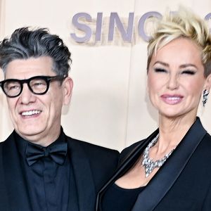 Marc Lavoine et sa compagne Adriana Karembeu à la soirée du Beauty Ball 2026 au château de Bratislava, en Slovaquie, le 16 janvier 2026. © ProfiMedia/Bestimage