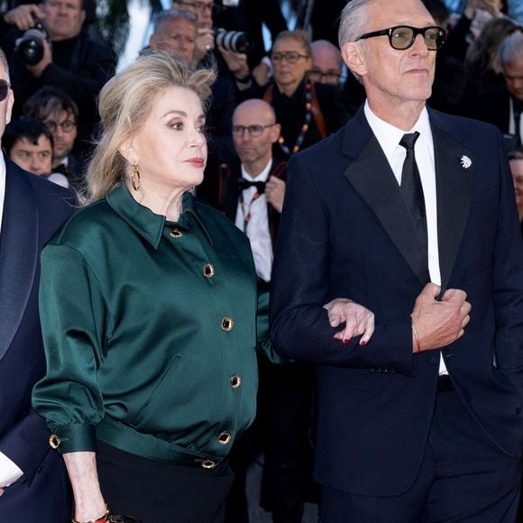 Catherine Deneuve et Vincent Cassel - Montée des marches du film " Histoires parallèles " lors du 79ème Festival International du Film de Cannes, le 14 mai 2026. 

© Olivier Borde / Bestimage