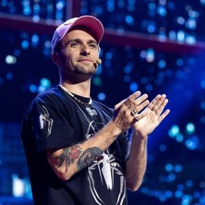 Squeezie - L'émission Zen de M.Biaggi investit le Zenith de Paris (devant plus de 7000 personnes qui se sont arrachés les places en quelques secondes) pour sa dernière de la saison le 26 juin 2023.

© Jeremy Melloul / Bestimage