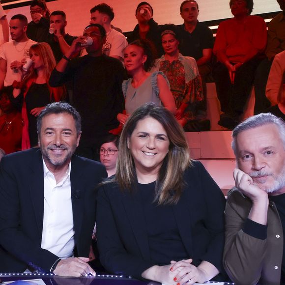 Exclusif - Ines, Bernard Montiel, Valérie Benaim, Jean-Michel Maire - Plateau de la dernière émission "TPMP" présentée par C.Hanouna à Paris  le 26 mars 2025. © Jack Tribeca / Bestimage