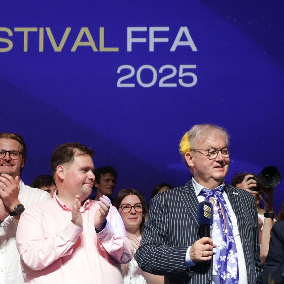 Dominique Besnehard et Marie-France Brière - Cérémonie de remise des prix lors de la 18ème édition du Festival du Film Francophone d'Angoulême (FFA) le 30 août 2025 à Angoulême.
© Guirec Coadic / Bestimage