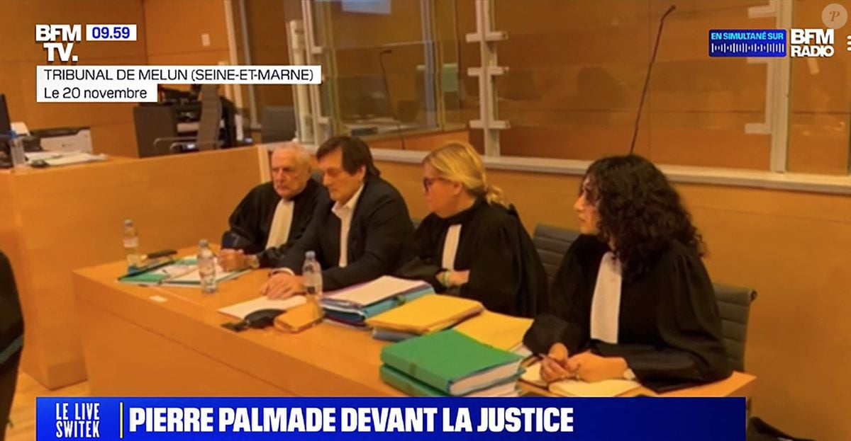 Photo Pierre Palmade Au Tribunal De Melun Avec Ses Avocats Pour Son