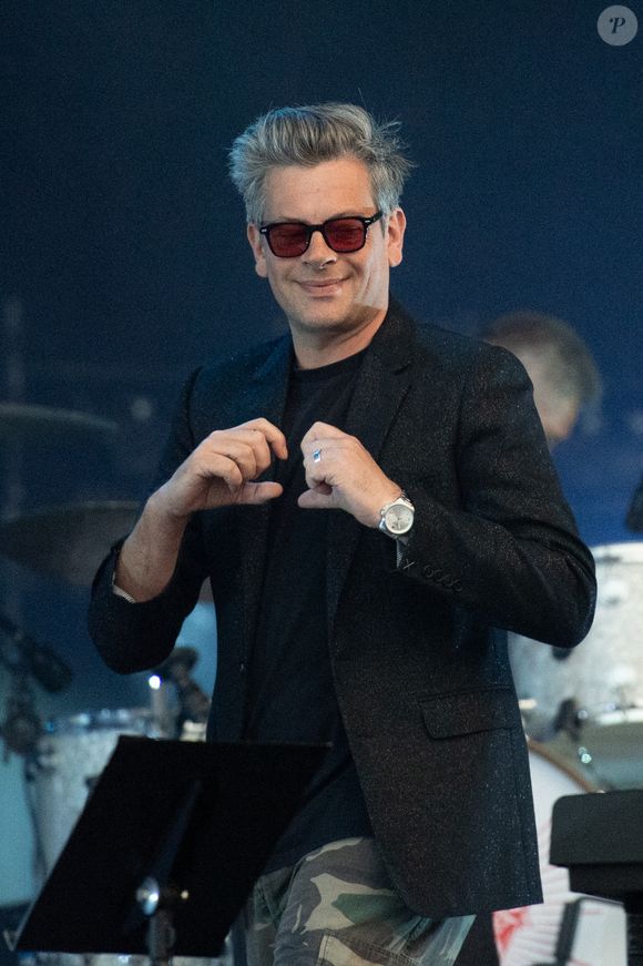 Benjamin Biolay donne un concert pour l'ouverture du 3eme Festival Soeurs Jumelles a Rochefort, France le 27 Juin, 2023. Photo par Aurore Marechal/ABACAPRESS.COM