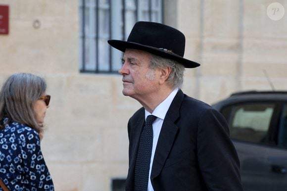 Les obsèques se sont déroulées le 13 juin 2025
Franz-Olivier Giesbert - Arrivées aux obsèques de Philippe Labro en l'église de Saint-Germain-des-Prés à Paris le 13 juin 2025. © Dominique Jacovides - Christophe Clovis / Bestimage
